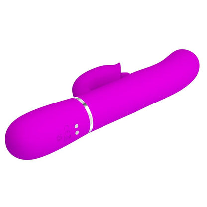 PRETTYLOVE - GIGI VIBRADOR CON LICKING Y THUMPING FUCSIA
