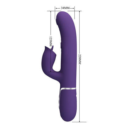 PRETTYLOVE - GIGI VIBRADOR CON LICKING Y THUMPING