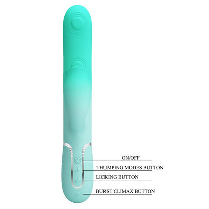 PRETTYLOVE - GIGI VIBRADOR CON THUMPING Y LICKING