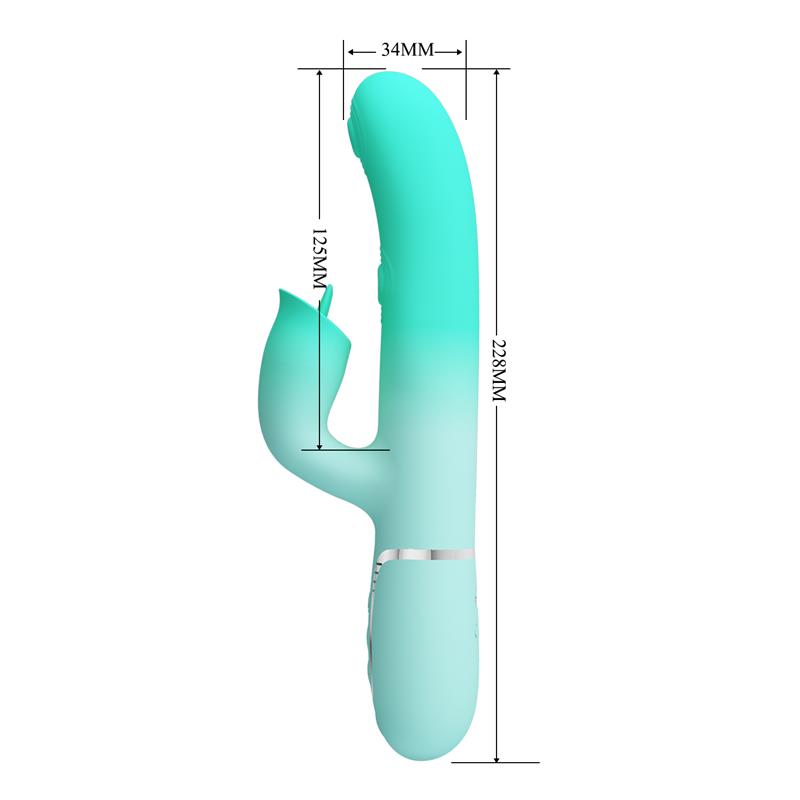 PRETTYLOVE - GIGI VIBRADOR CON THUMPING Y LICKING