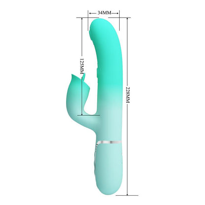 PRETTYLOVE - GIGI VIBRADOR CON THUMPING Y LICKING