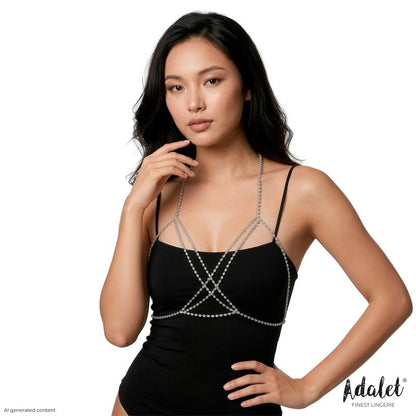 ADALET LINGERIE - GINEVRA SUJETADOR PLATEADO TALLA ÚNICA