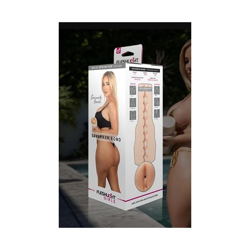 FLESHLIGHT - GIRLS SAVANNAH BOND MASTURBADOR VAGINA