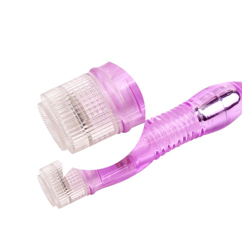 CHISA - GLITTERS DUAL PROBE VIBRADOR PURPURA