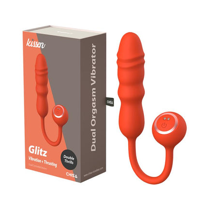 KISSEN - GLITZ ESTIMULADOR CON VIBRACIÓN Y THRUSTING