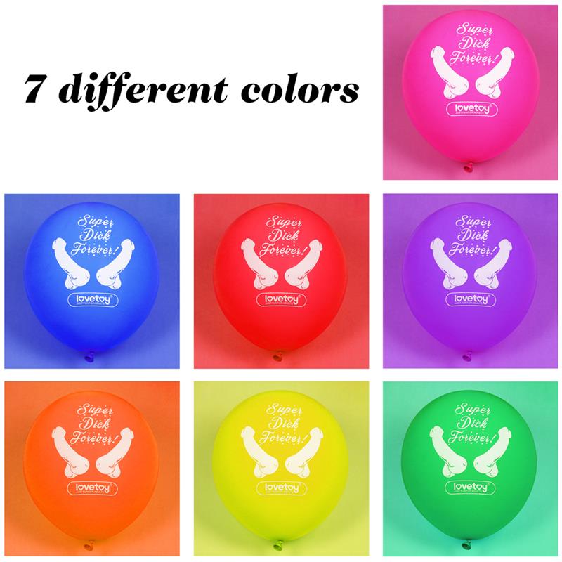 LOVETOY - GLOBOS DE FIESTA PACK DE 7