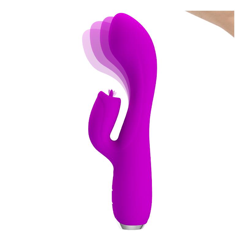 PRETTYLOVE - GLORIA VIBRADOR CON LENGUA USB