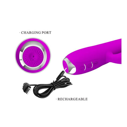 PRETTYLOVE - GLORIA VIBRADOR CON LENGUA USB