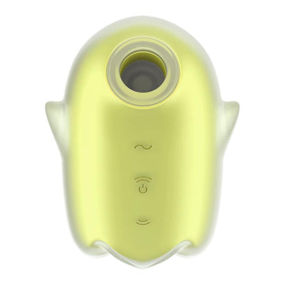 SATISFYER - GLOWING GHOST SUCCIONADOR BRILLA EN LA OSCURIDAD AMARILLO