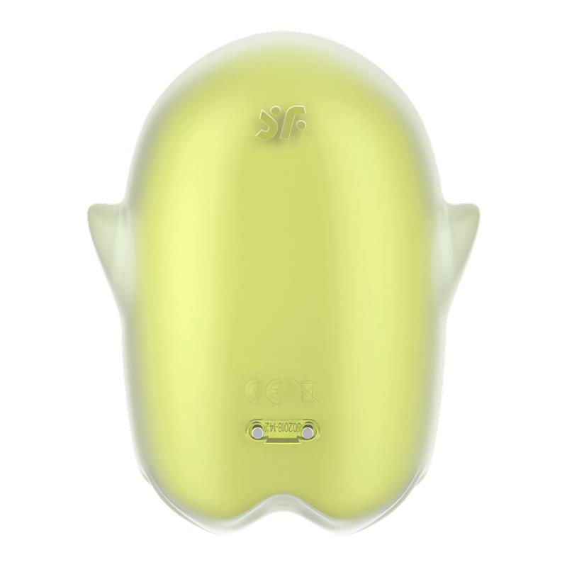 SATISFYER - GLOWING GHOST SUCCIONADOR BRILLA EN LA OSCURIDAD AMARILLO