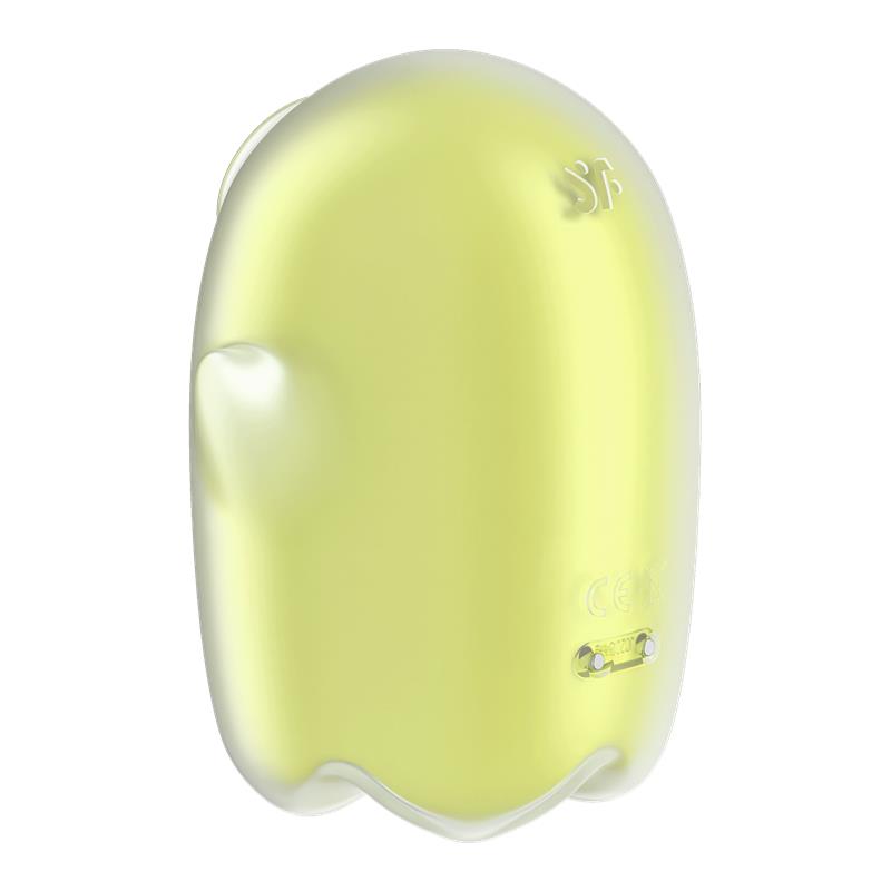 SATISFYER - GLOWING GHOST SUCCIONADOR BRILLA EN LA OSCURIDAD AMARILLO
