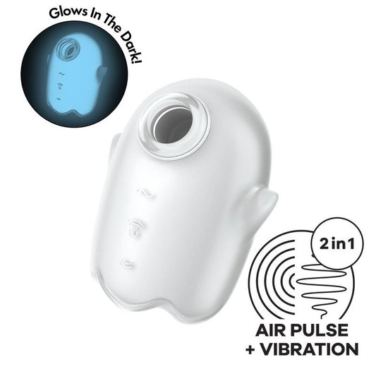 SATISFYER - GLOWING GHOST SUCCIONADOR BRILLA EN LA OSCURIDAD
