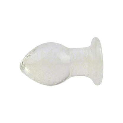 CHISA - GLOWS KINKY PLUG ANAL DE CRISTAL BRILLA EN LA OSCURIDAD 2.5