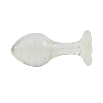 CHISA - GLOWS KINKY PLUG ANAL DE CRISTAL BRILLA EN LA OSCURIDAD 3.8