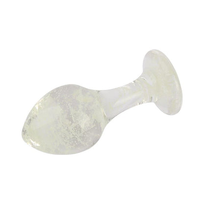 CHISA - GLOWS KINKY PLUG ANAL DE CRISTAL BRILLA EN LA OSCURIDAD 3.8