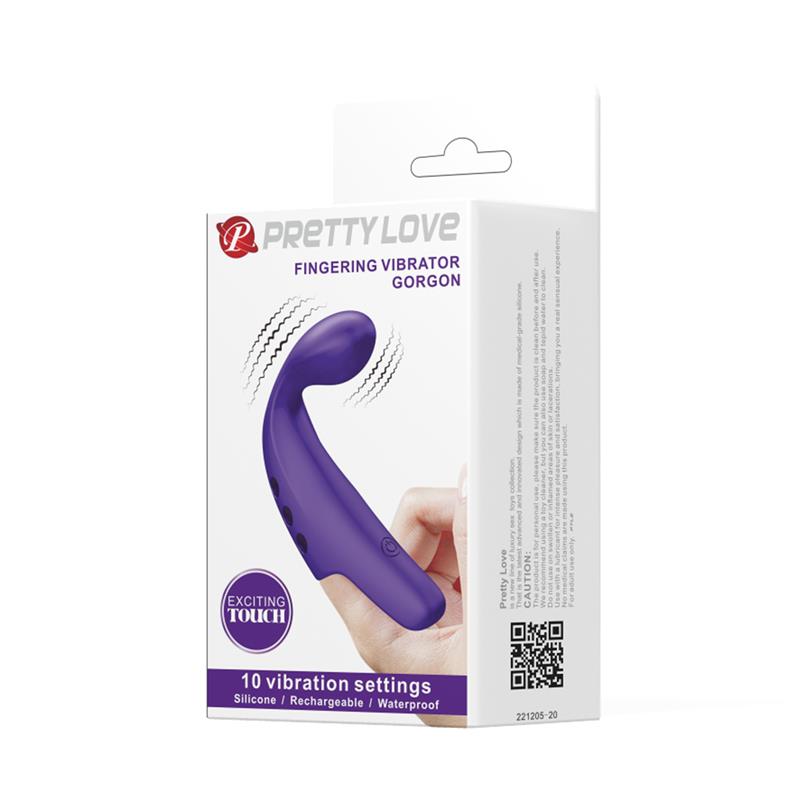 PRETTYLOVE - GORGON VIBRADOR PARA EL DEDO