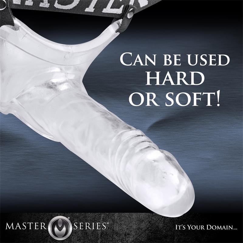 CREATURE COCKS - GRAND MAMBA XL SUSPENSORIO CON DILDO HUECO TRANSPARENTE