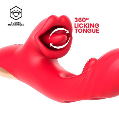 INTOYOU - GRANT VIBRADOR CON FLIPPING Y LENGUA LICKING 360º