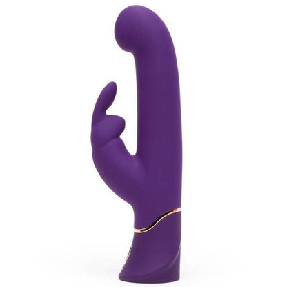 FIFTY SHADES OF GREY - GREEDY GIRL VIBRADOR CON MOVIMIENTO ESTIMULADOR PUNTO G Y RABBIT PÚRPURA