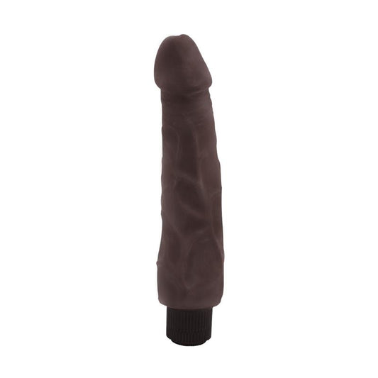 CHISA - GREEDY GUY VIBRADOR REALISTA MARRÓN 24 CM