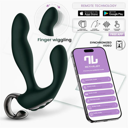 INTOYOU APP SERIES - GREENY MASAJEADOR PROSTÁTICO CON FINGER WIGGLING Y APP