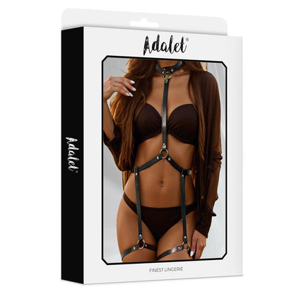 ADALET LINGERIE - GRETA ARNÉS DE CUERPO CUERO VEGANO TALLA ÚNICA