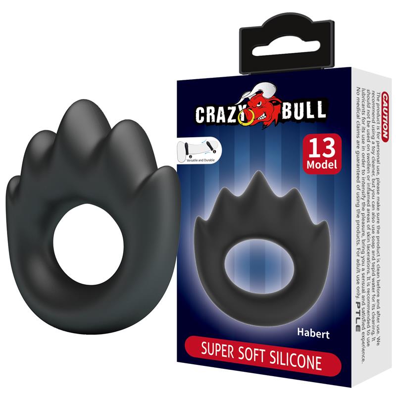 CRAZY BULL - HABERT ANILLO PARA EL PENE SILICONA MOD 13