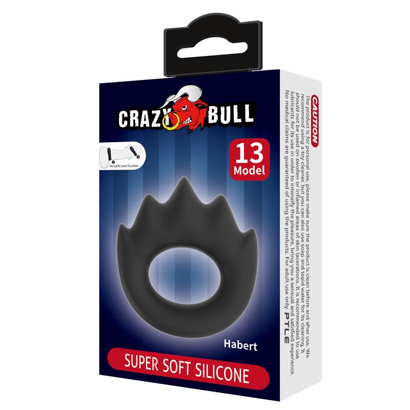 CRAZY BULL - HABERT ANILLO PARA EL PENE SILICONA MOD 13