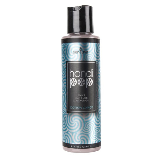 SENSUVA - HANDIPOP GEL DE MASAJE Y SEXO ORAL ALGODÓN DE AZUCAR 125 ML