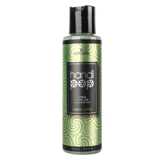 SENSUVA - HANDIPOP GEL DE MASAJE Y SEXO ORAL MANZANA VERDE 125 ML