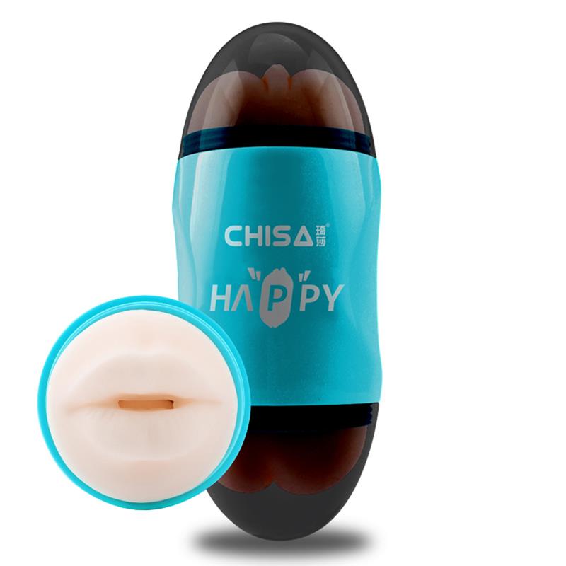 CHISA - HAPPY CUP MASTURBADOR ANO Y BOCA CON VIBRACION