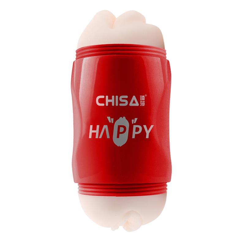 CHISA - HAPPY CUP MASTURBADOR VAGINA Y BOCA CON VIBRACION