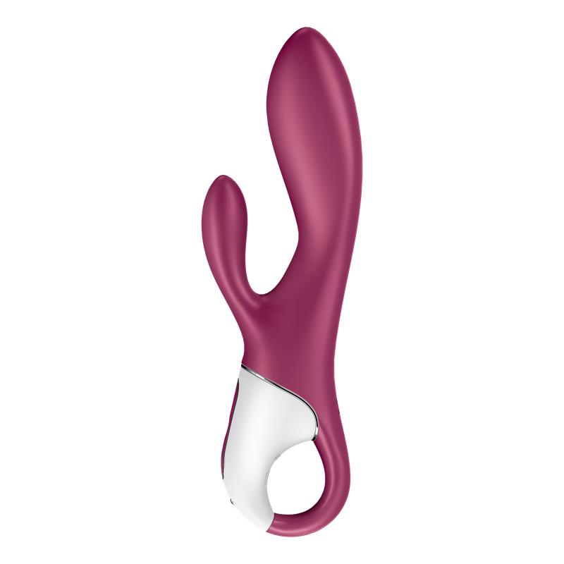 SATISFYER - HEATED AFFAIR VIBRADOR CON FUNCIÓN DE CALOR PUNTO G USB SILICONA