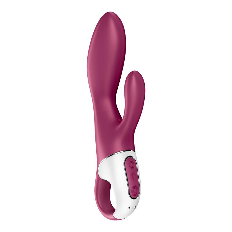 SATISFYER - HEATED AFFAIR VIBRADOR CON FUNCIÓN DE CALOR PUNTO G USB SILICONA
