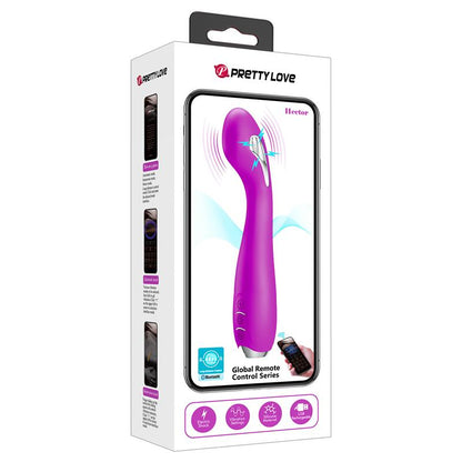 PRETTYLOVE - HECTOR VIBRADOR CON ELECTROSHOCK Y APP ROSA