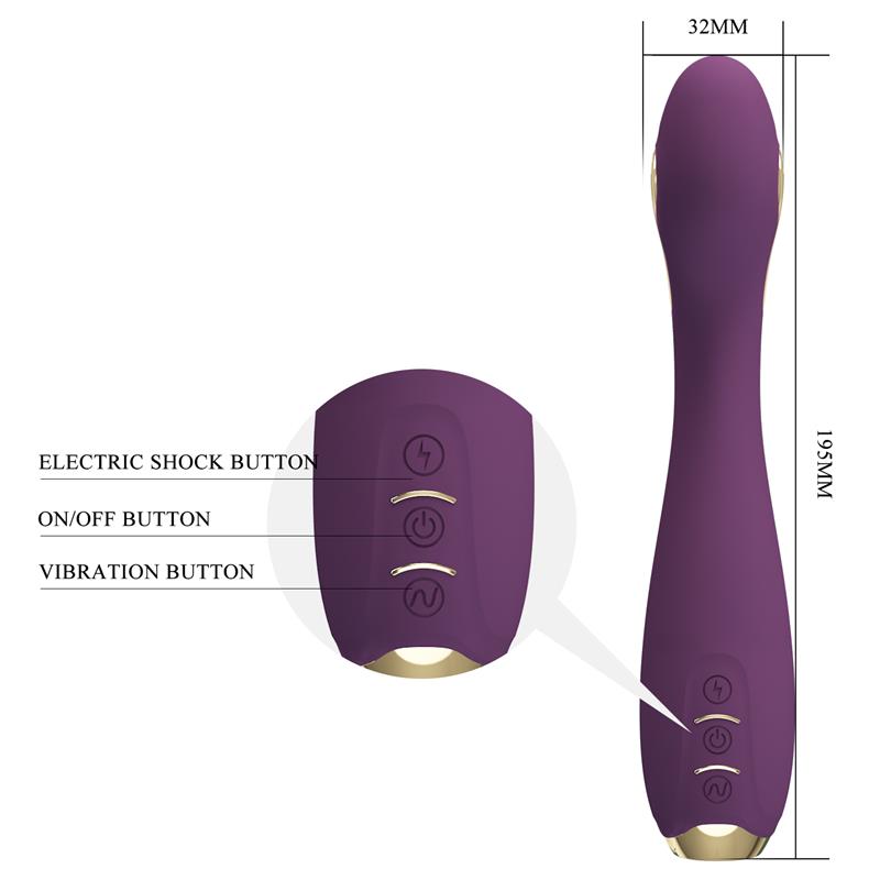 PRETTYLOVE - HECTOR VIBRADOR CON ELECTROSHOCK Y APP