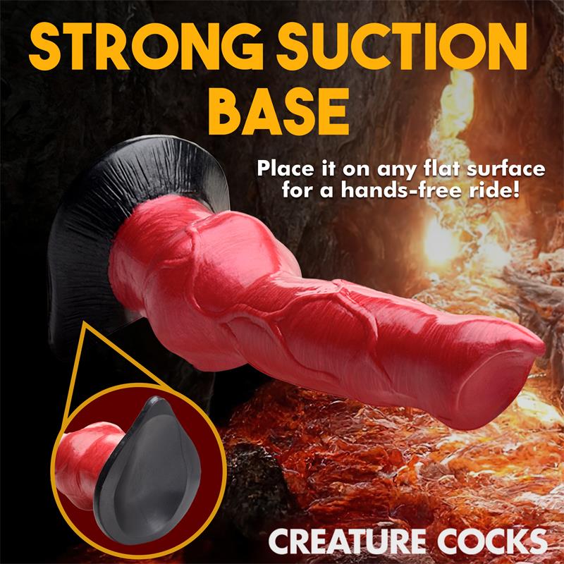 CREATURE COCKS - HELL-HOUND DILDO SILICONA 19 CM - 7.5