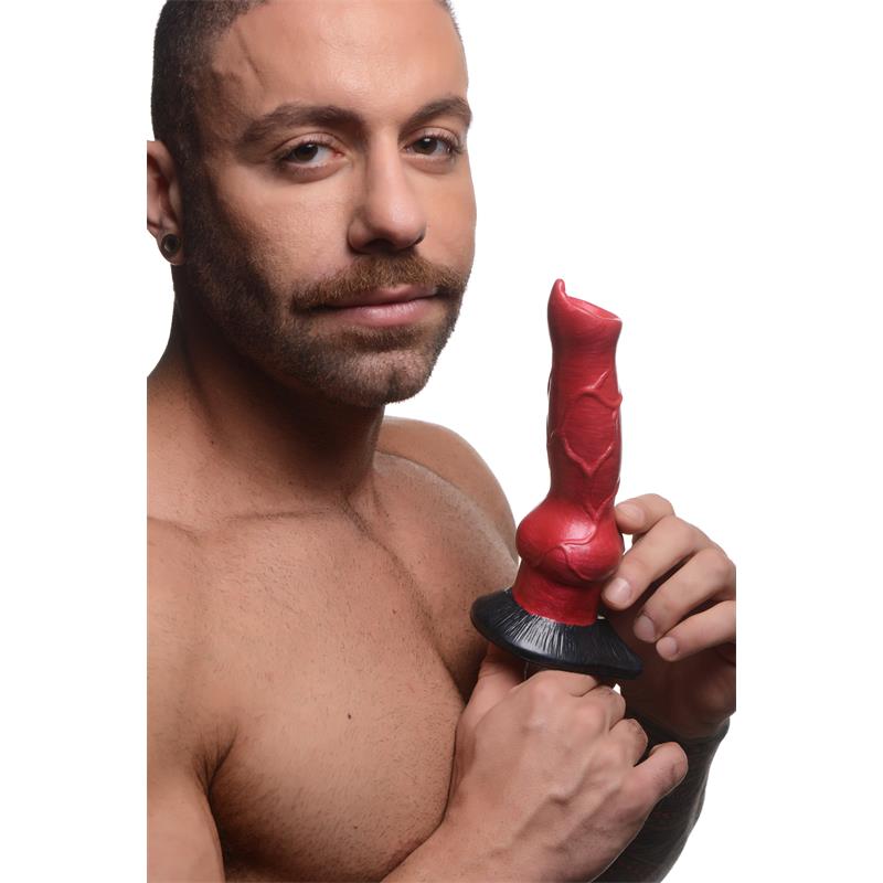 CREATURE COCKS - HELL-HOUND DILDO SILICONA 19 CM - 7.5