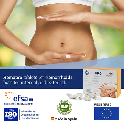 500 COSMETICS - HEMAPRO PASTILLAS PARA LAS HEMORROIDES 60 COMPRIMIDOS