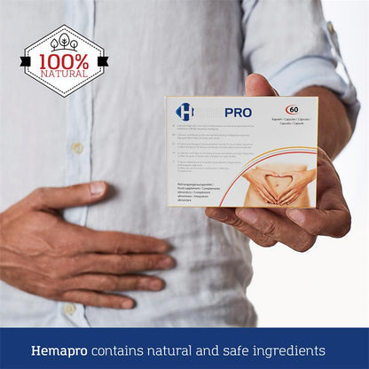 500 COSMETICS - HEMAPRO PASTILLAS PARA LAS HEMORROIDES 60 COMPRIMIDOS