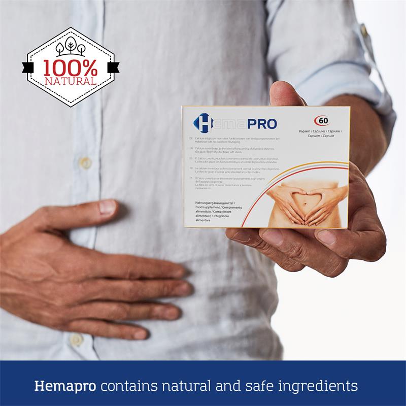 500 COSMETICS - HEMAPRO PASTILLAS PARA LAS HEMORROIDES 60 COMPRIMIDOS