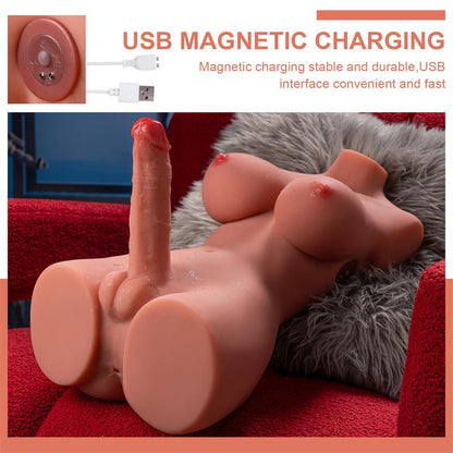 XISE - HERMOSA LADY BOY TORSO CON VIBRACIÓN Y THRUSTING 9.75 KG