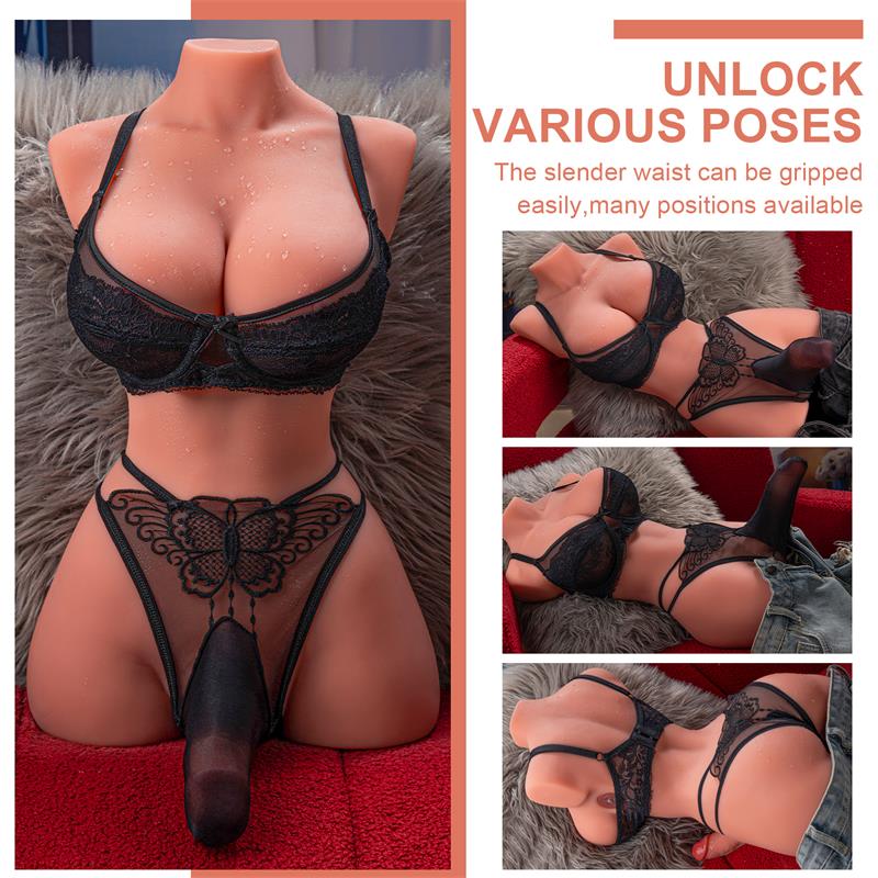 XISE - HERMOSA LADY BOY TORSO CON VIBRACIÓN Y THRUSTING 9.75 KG
