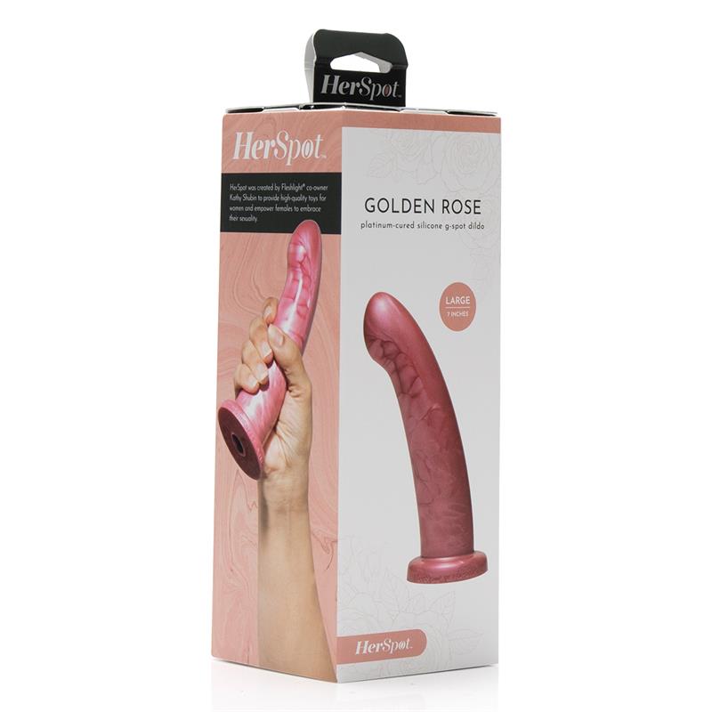 FLESHLIGHT - HERSPOT DILDO GOLDEN ROSE TALLA GRANDE