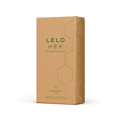 LELO - HEX CONDOMS ORGANIC 12 UNIDADES