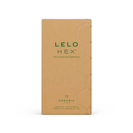 LELO - HEX CONDOMS ORGANIC 12 UNIDADES
