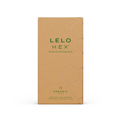 LELO - HEX CONDOMS ORGANIC 12 UNIDADES