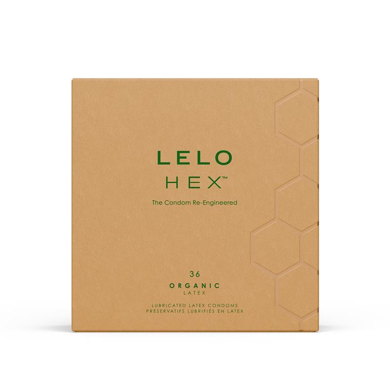 LELO - HEX CONDOMS ORGANIC 36 UNIDADES