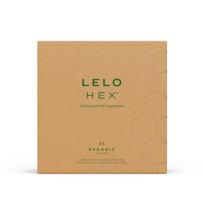 LELO - HEX CONDOMS ORGANIC 36 UNIDADES