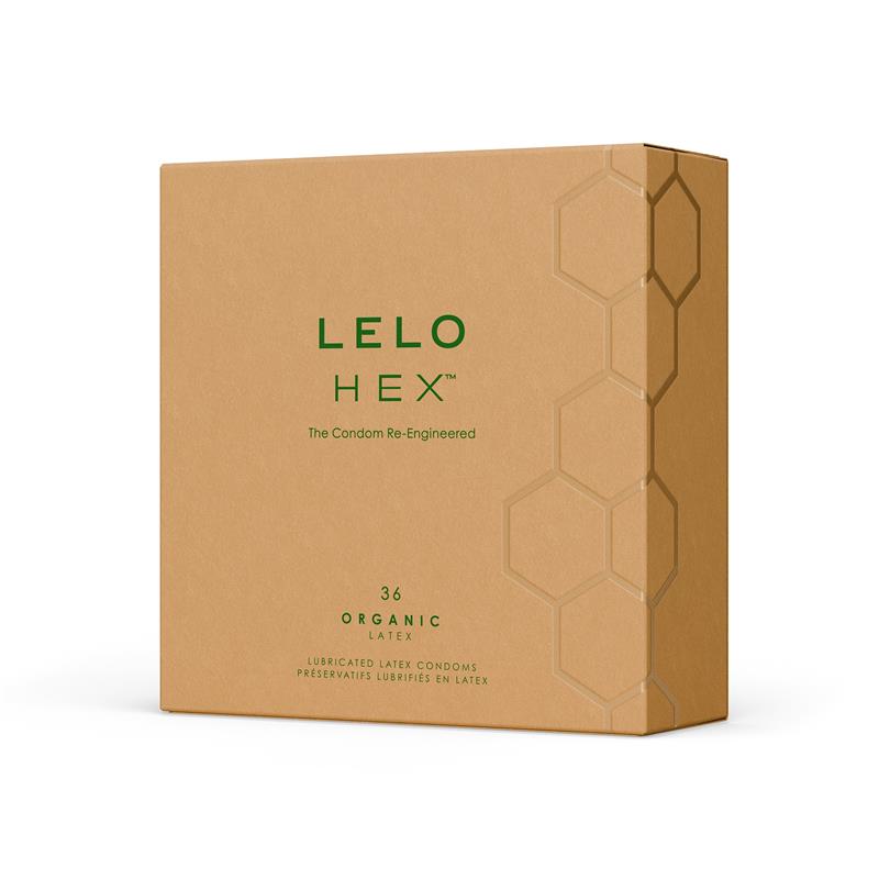 LELO - HEX CONDOMS ORGANIC 36 UNIDADES